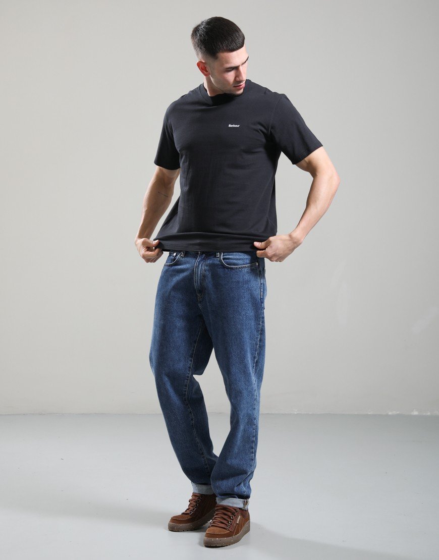 Barbour Dalton Logo OS T-Shirt Black