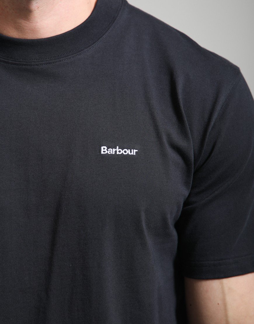 Barbour Dalton Logo OS T-Shirt Black