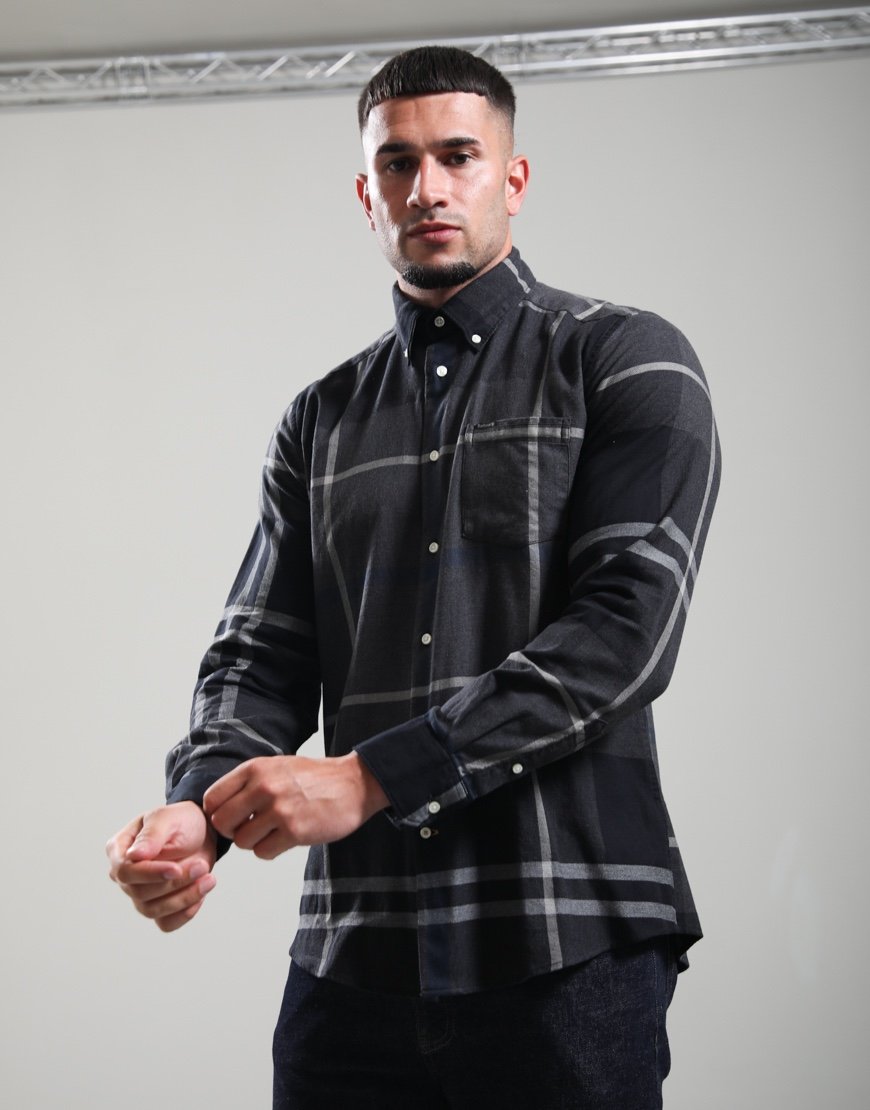 Barbour Dunoon Long Sleeve Shirt Graphite