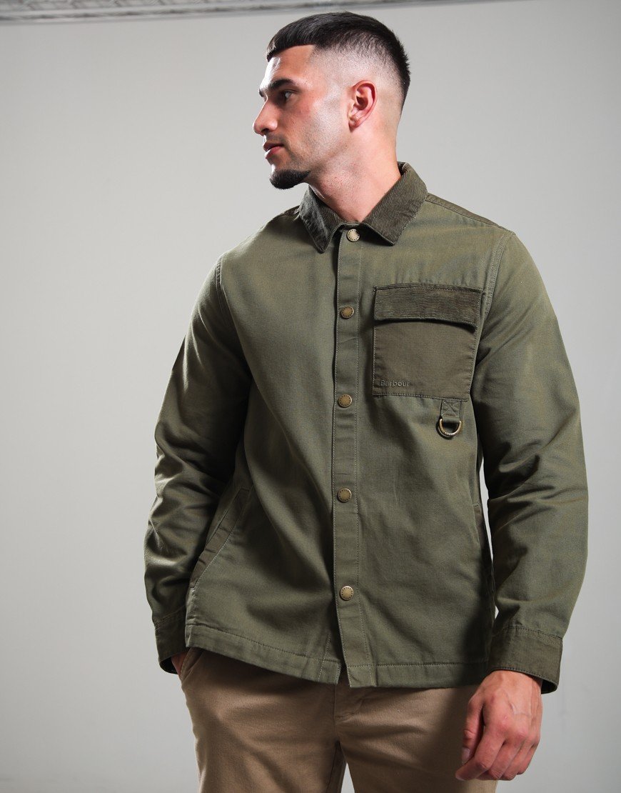 Barbour Declan Overshirt Ivy Green