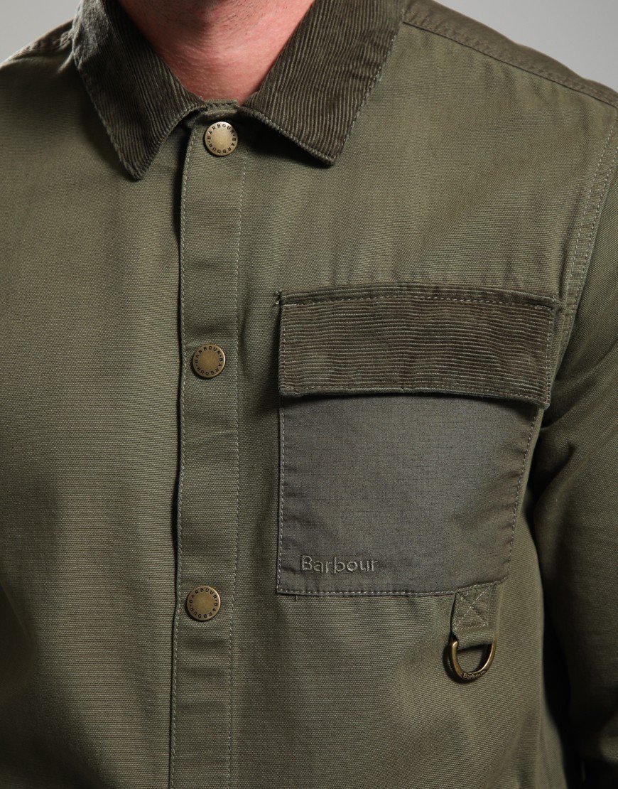 Barbour Declan Overshirt Ivy Green