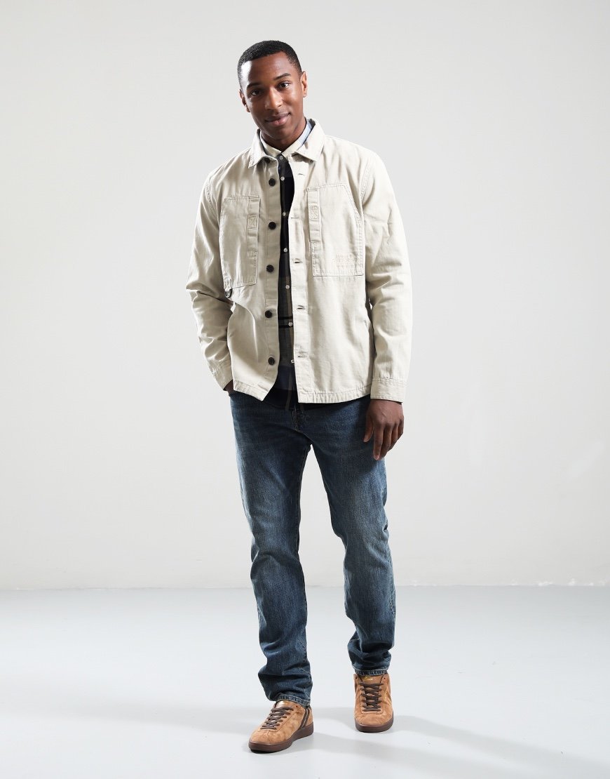 Barbour Deepdale Overshirt Vintage Grey