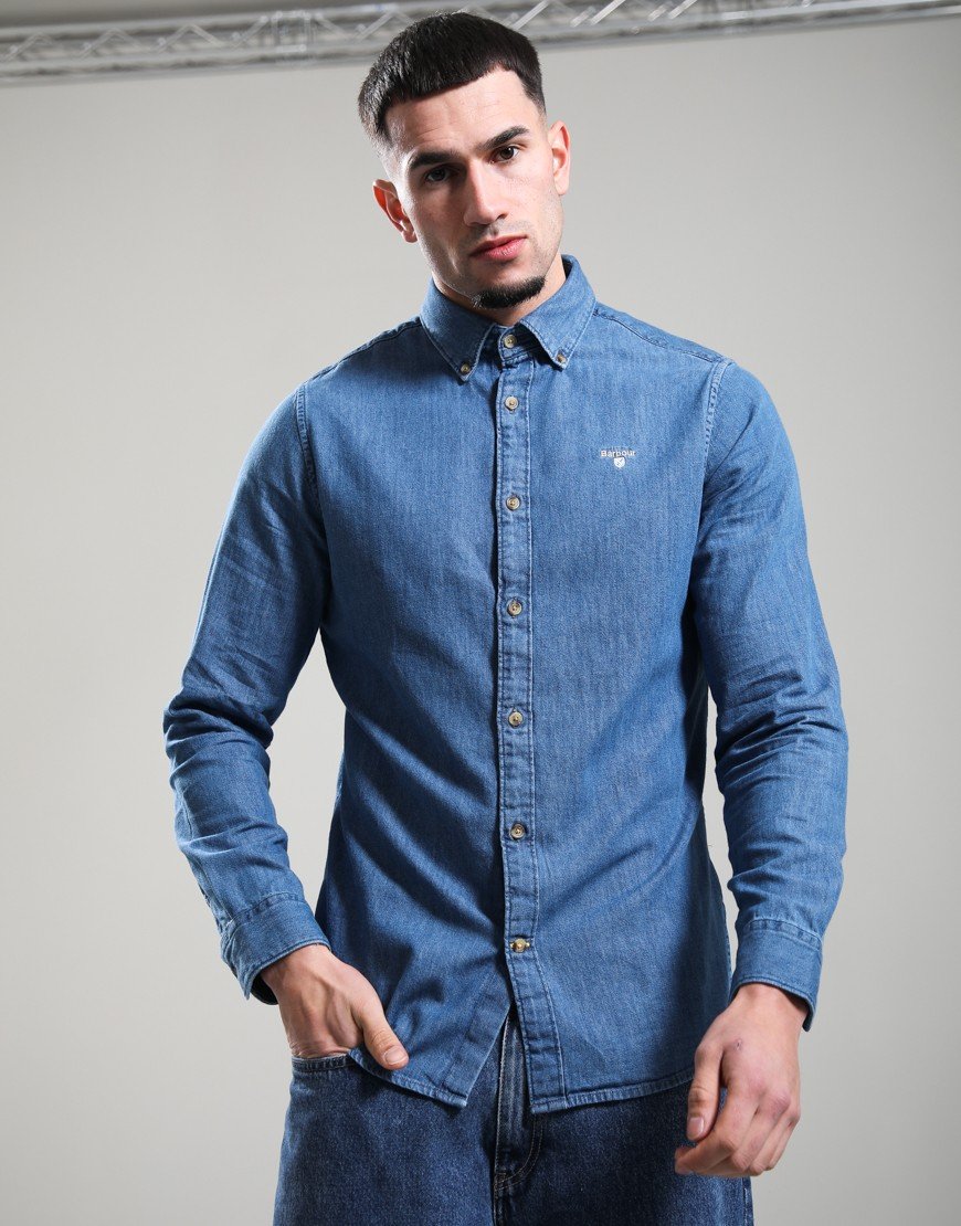 Barbour Denim Crest Tailored Shirt Chambray