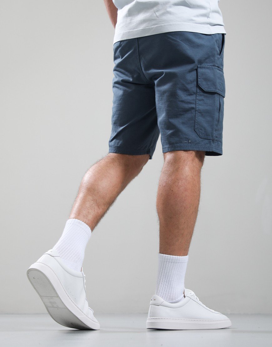 Barbour Draftmen Relaxed Cargo Shorts Dusk Blue