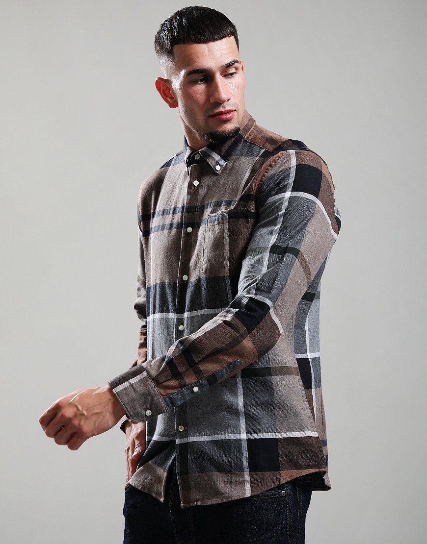 Barbour Dunoon Long Sleeve Shirt Cedarwood