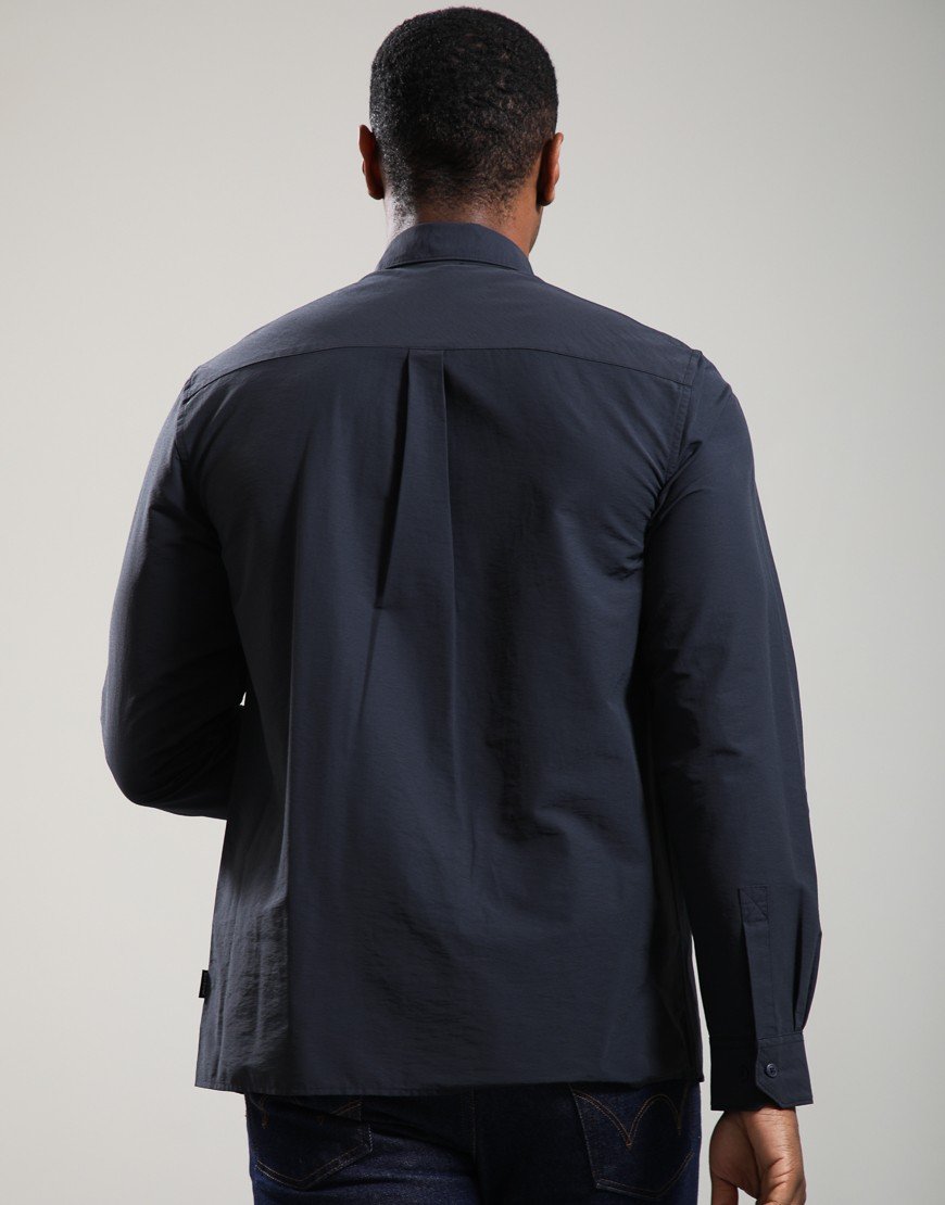 Barbour Eastgill Relaxed Poplin Shirt Dark Navy