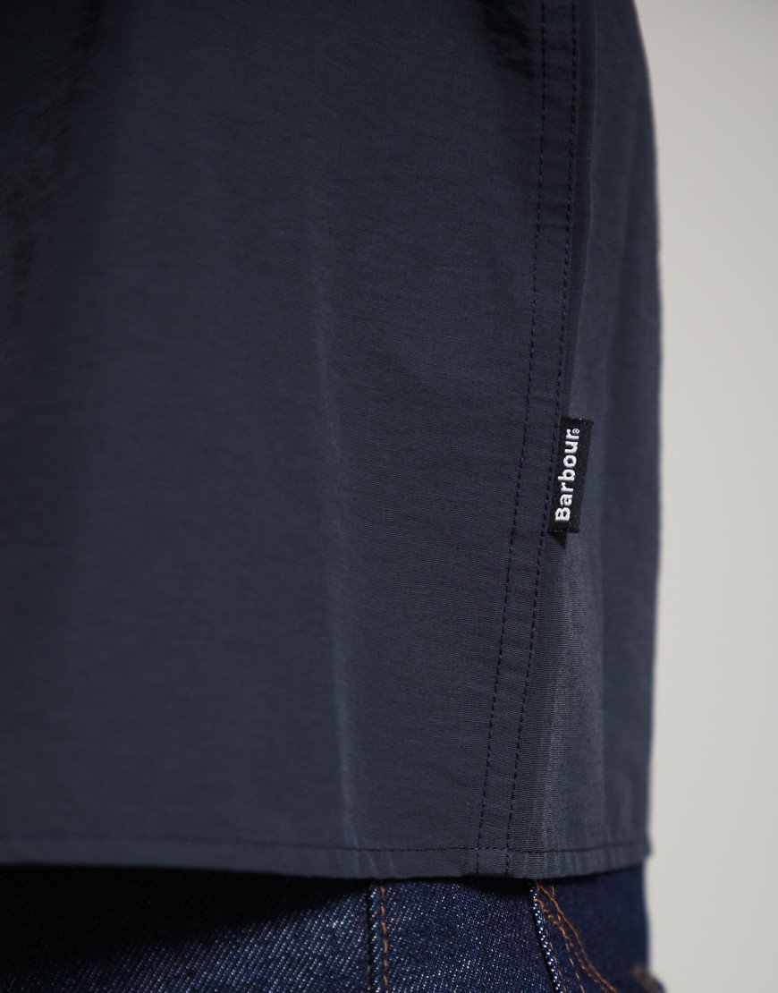 Barbour Eastgill Relaxed Poplin Shirt Dark Navy