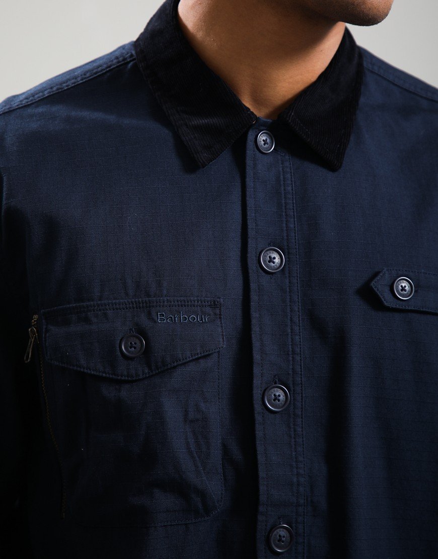 Barbour Endurance Ripstop Overshirt Navy