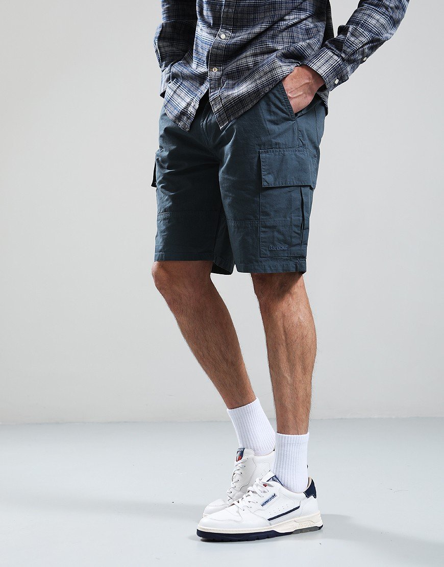Barbour Essential Cargo Shorts Dark Slate