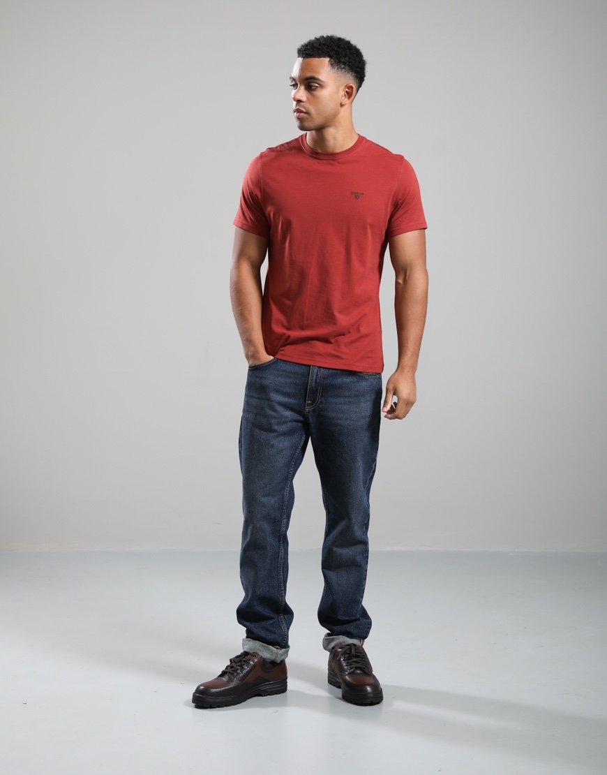 Barbour Essential Sports T-Shirt Russet