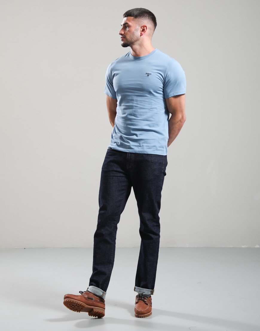 Barbour Essential Sports T-Shirt Tarn Blue