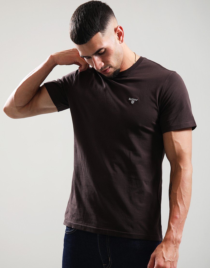 Barbour Essential Sports T-Shirt Dark Oak