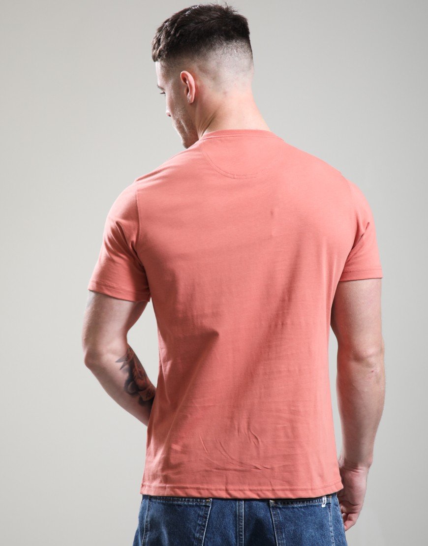Barbour Essential Sports T-Shirt Pink Clay