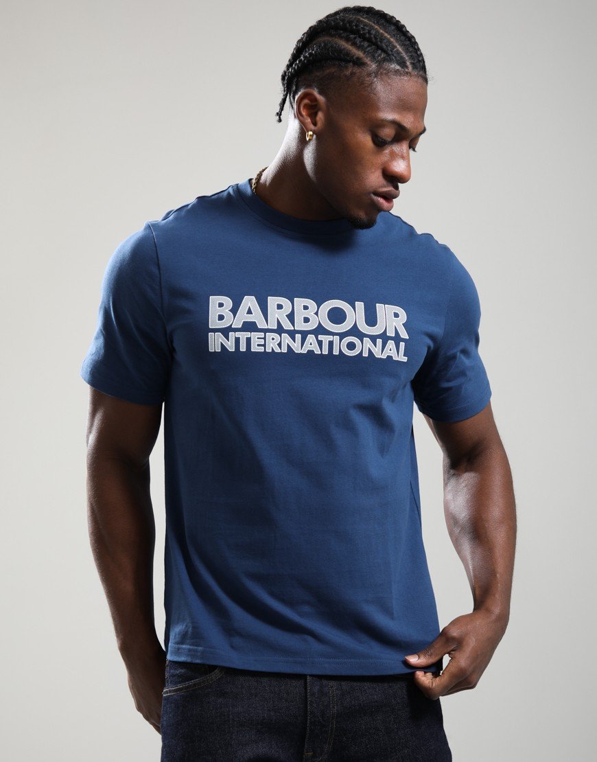 Barbour International Essential T-Shirt Insignia Blue
