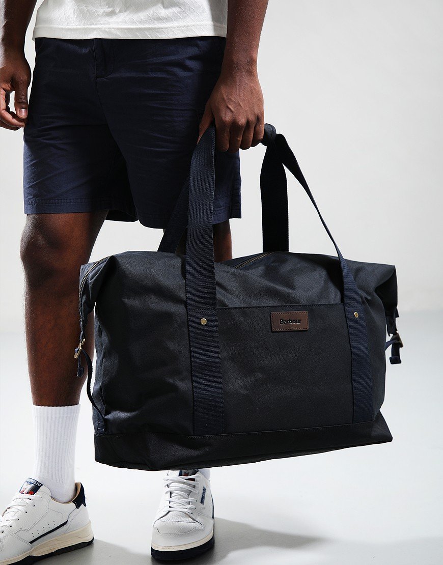 Barbour Essential Waxed Holdall Navy