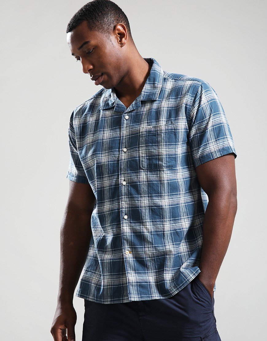 Barbour Fairlands Check Shirt Dusk Blue