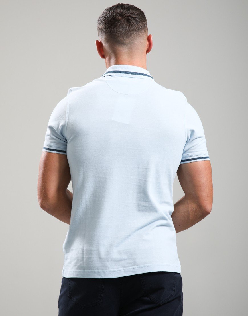 Barbour Ferrybridge Polo Shirt Ocean Sky