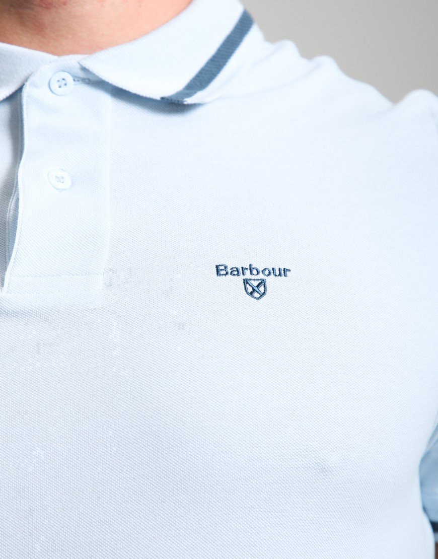 Barbour Ferrybridge Polo Shirt Ocean Sky