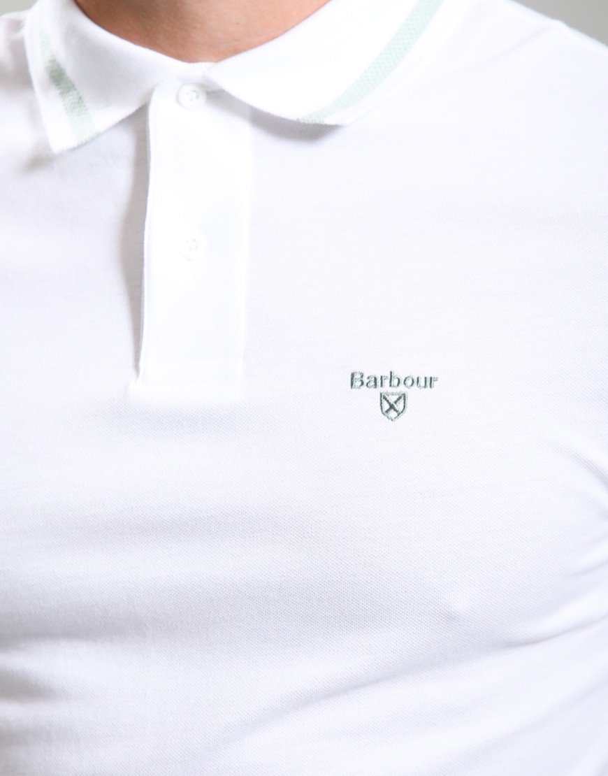 Barbour Ferrybridge Polo Shirt White