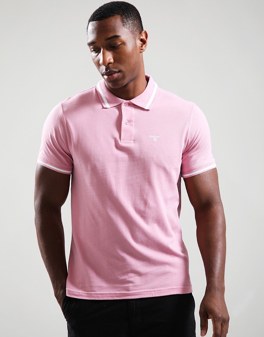 Barbour Ferrybridge Polo Shirt True Pink