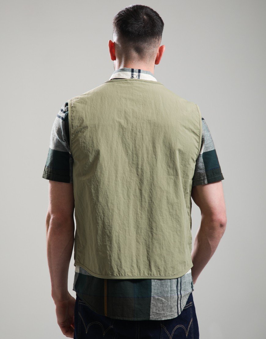 Barbour Festival Gilet Bleached Olive