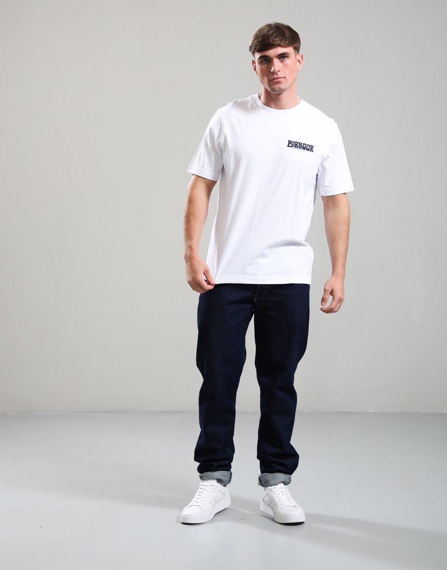 Barbour Frome Relaxed Graphic T-Shirt White