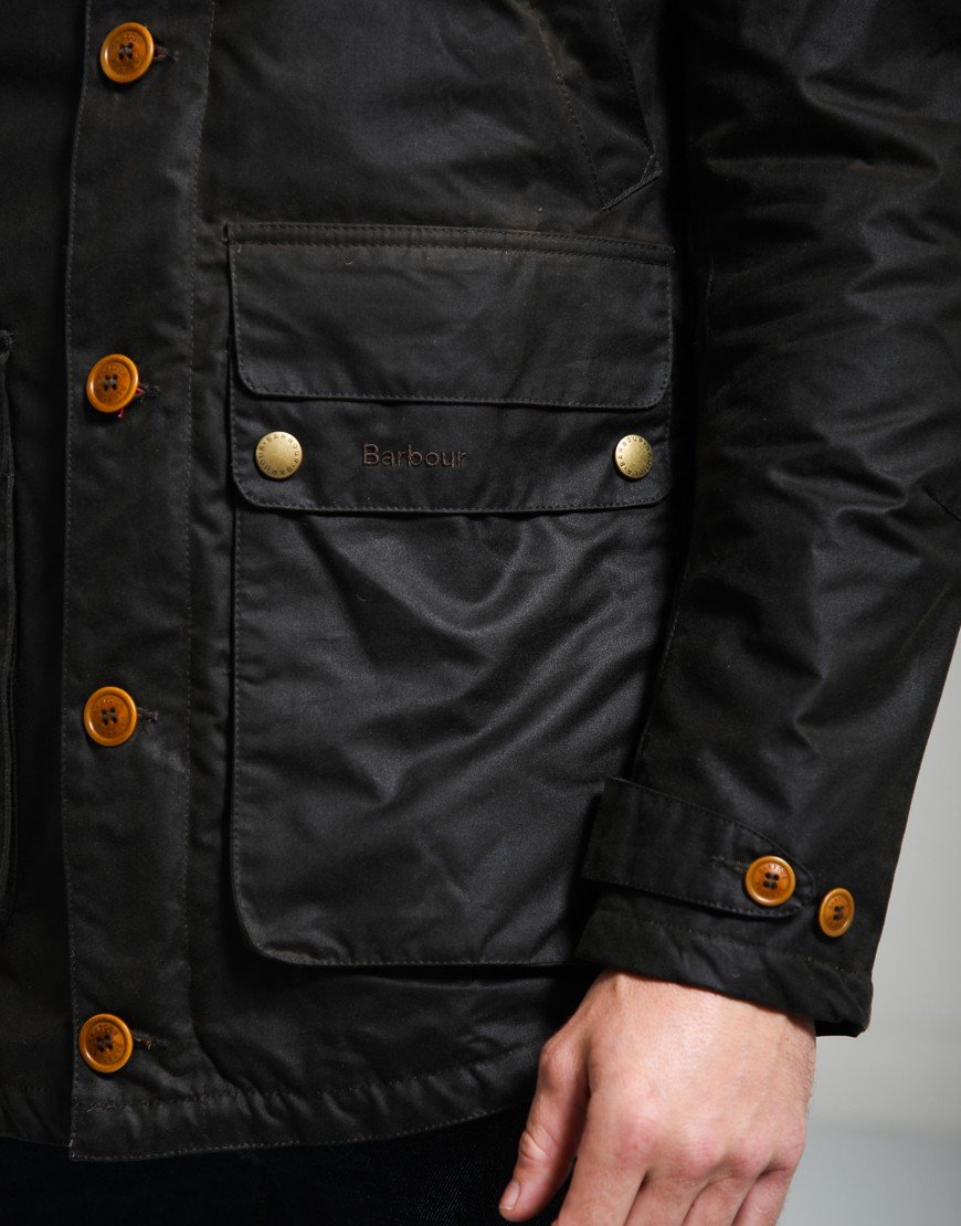Barbour Game Waxed Parka Olive