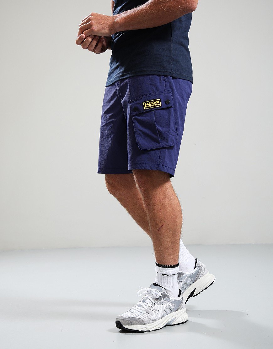 Barbour International Gate Shorts Navy