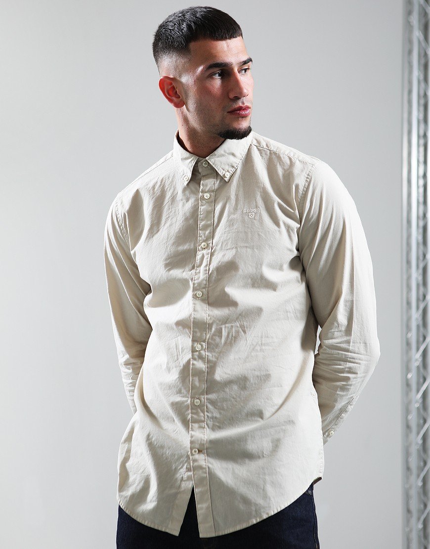 Barbour GD Poplin Long Sleeve Shirt Oatmeal