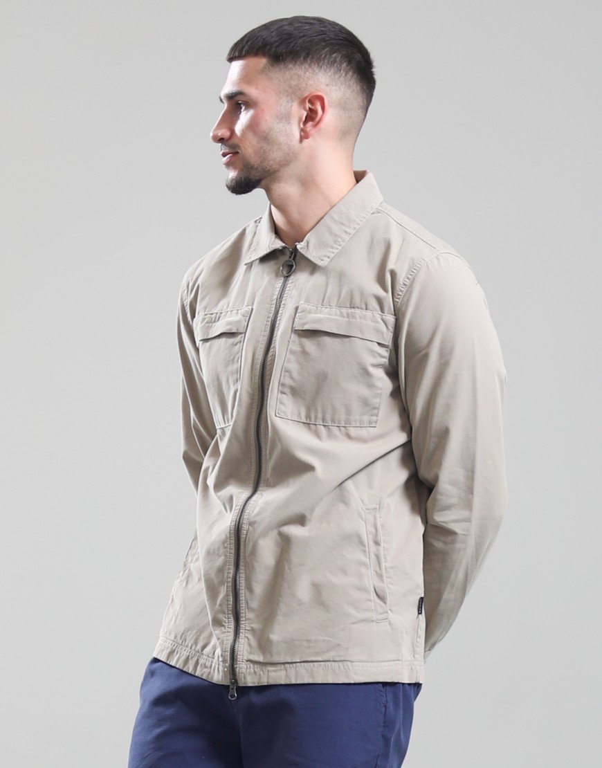 Barbour Glendale Overshirt Concrete