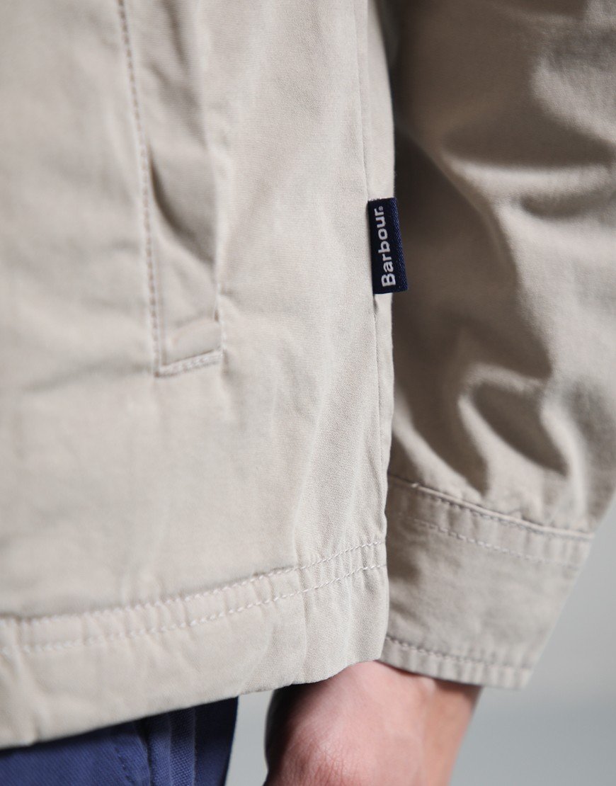 Barbour Glendale Overshirt Concrete