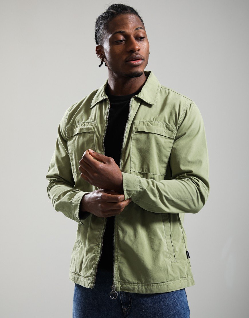 Barbour Glendale Overshirt Laurel Green