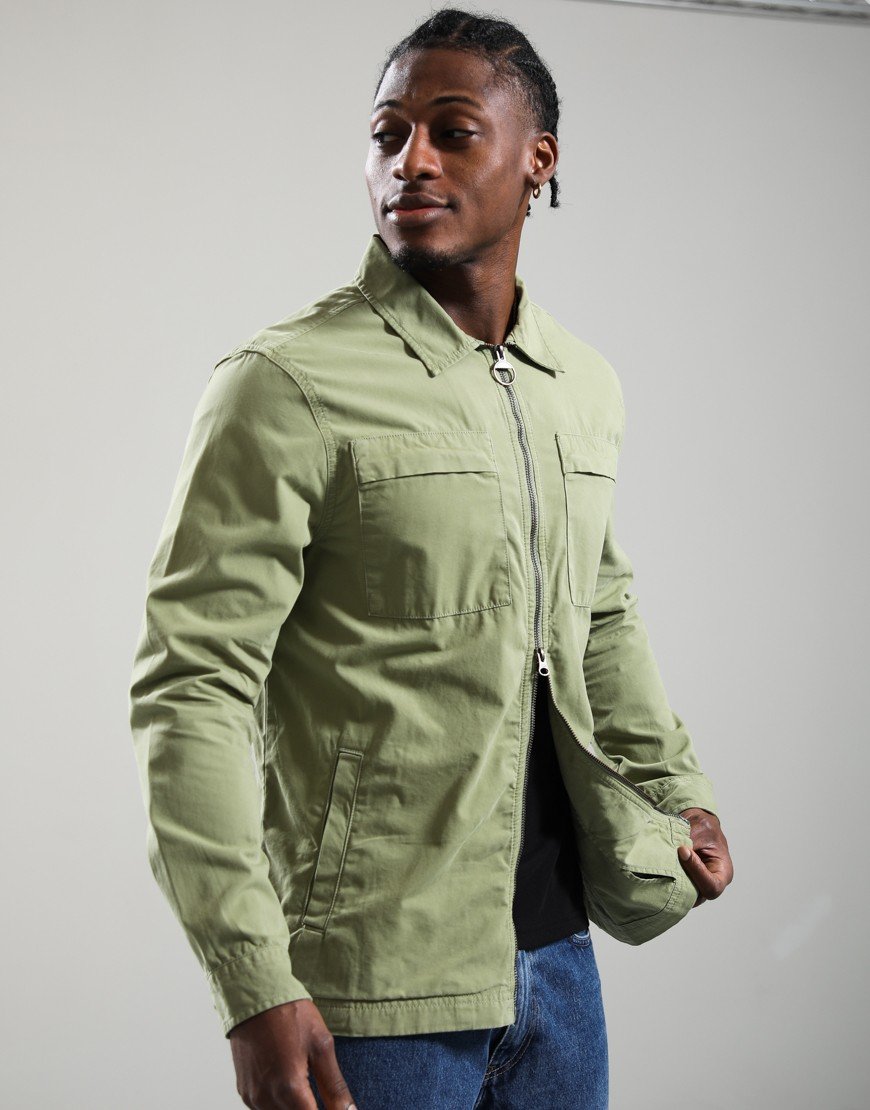 Barbour Glendale Overshirt Laurel Green