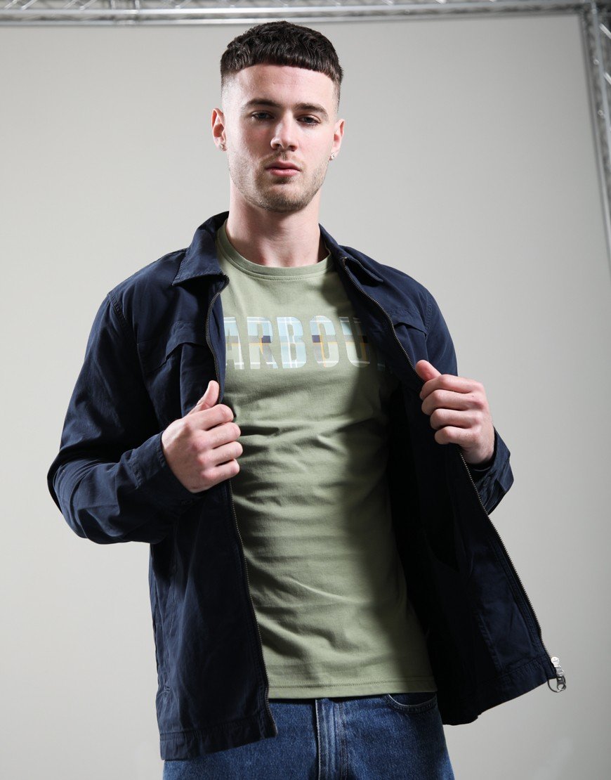 Barbour Glendale Overshirt Navy