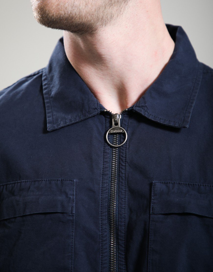 Barbour Glendale Overshirt Navy