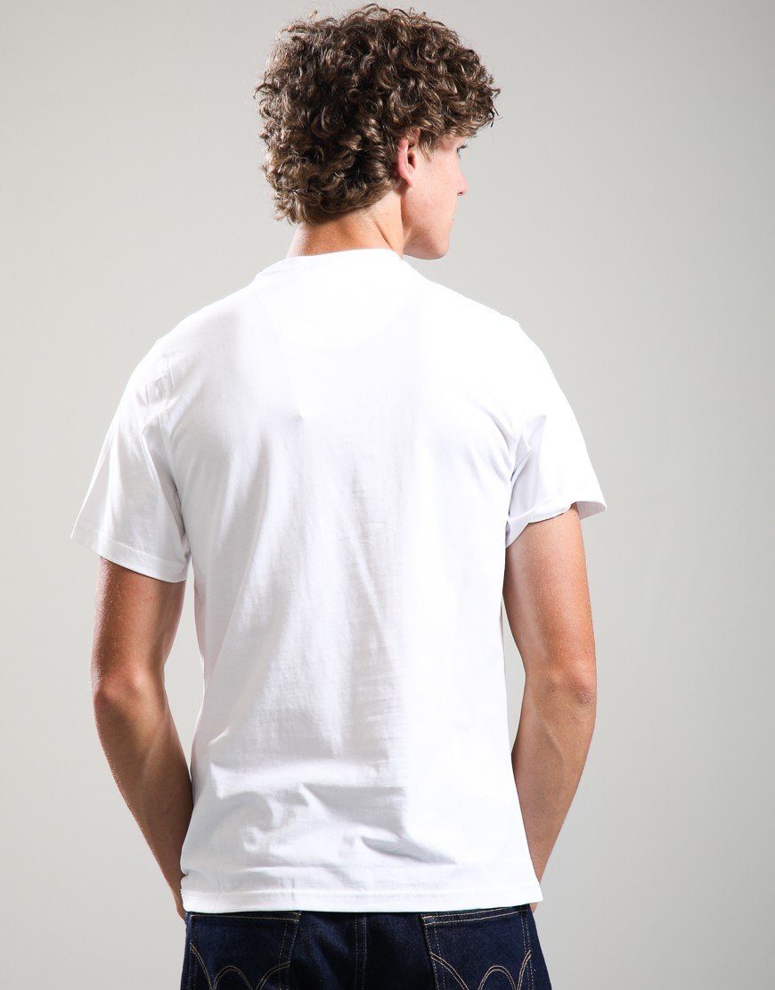 Barbour Halstow Logo Tailored T-Shirt White