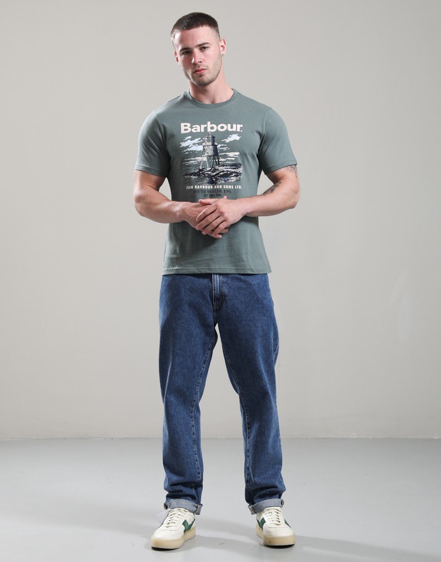 Barbour Harbourside Graphic T-Shirt Vintage