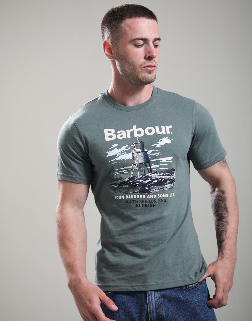 Barbour Harbourside Graphic T-Shirt Vintage