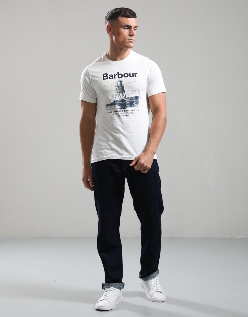 Barbour Harbourside Graphic T-Shirt Whisper White