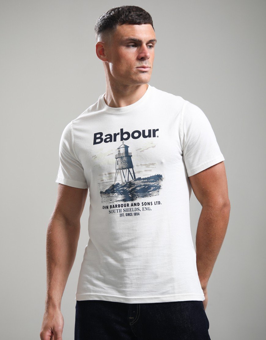 Barbour Harbourside Graphic T-Shirt Whisper White