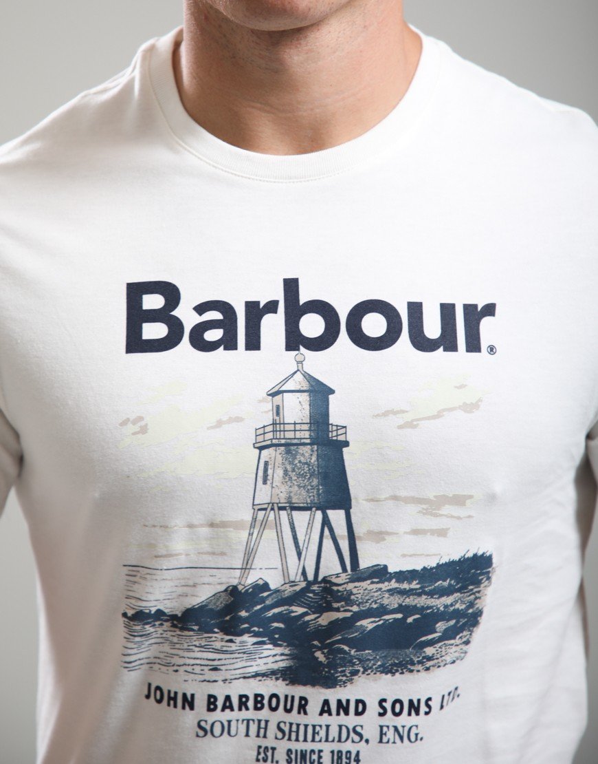 Barbour Harbourside Graphic T-Shirt Whisper White