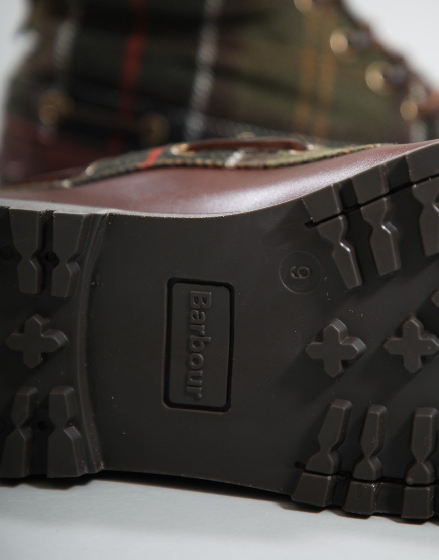 Barbour Harle Mid Chukka Boot Brown/Classic Tartan