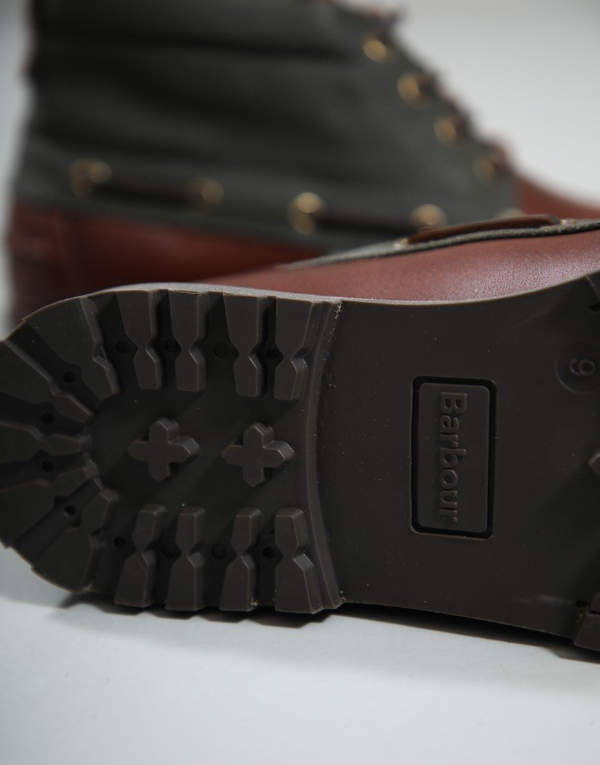 Barbour Harle Mid Chukka Boot Mahogany/Olive