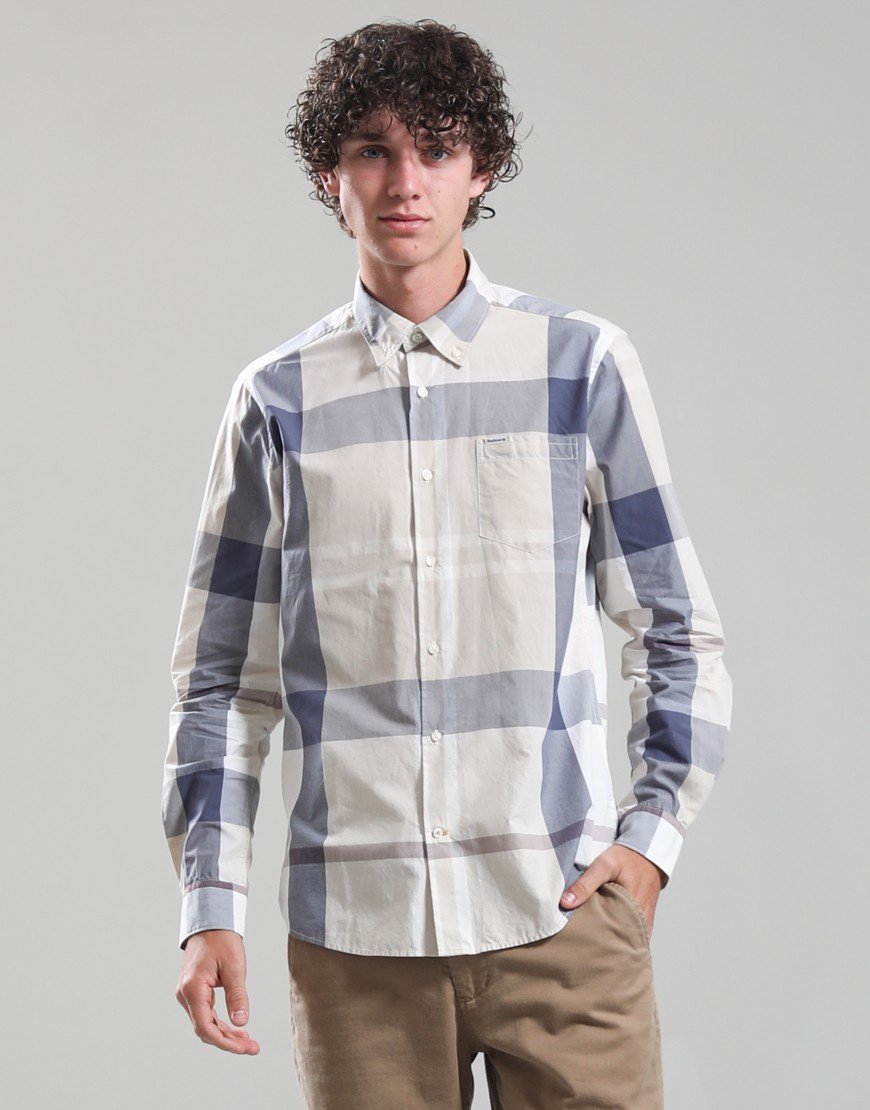 Barbour Harris Tailored Shirt Oban Mist Tartan