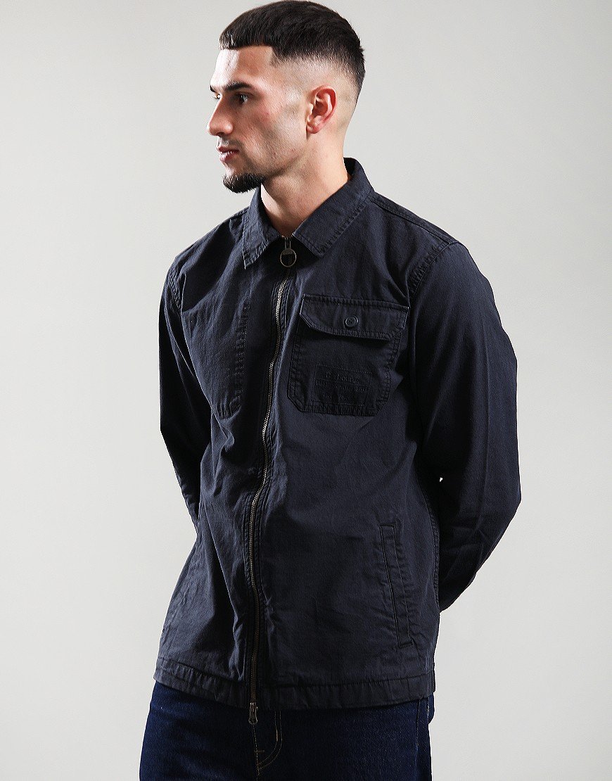 Barbour Harton Overshirt Dark Navy