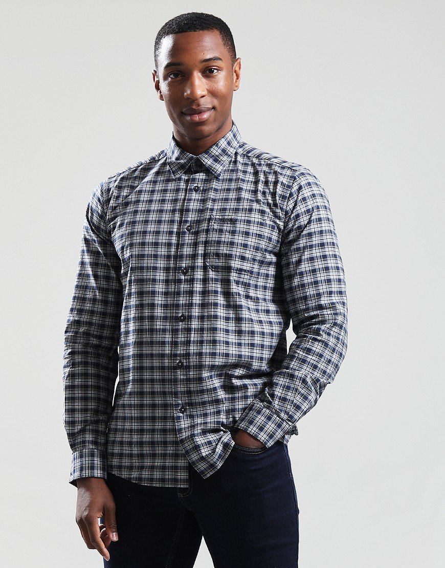 Barbour Hawks Shirt Bleached Olive