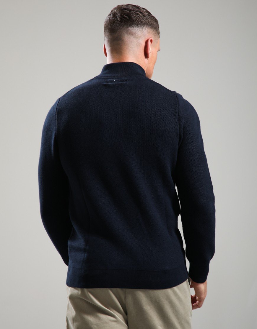 Barbour Honeycomb Half Zip Sweat Navy