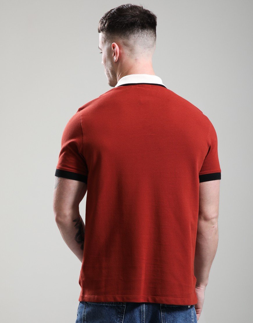 Barbour Howall Polo Shirt Burnt Henna