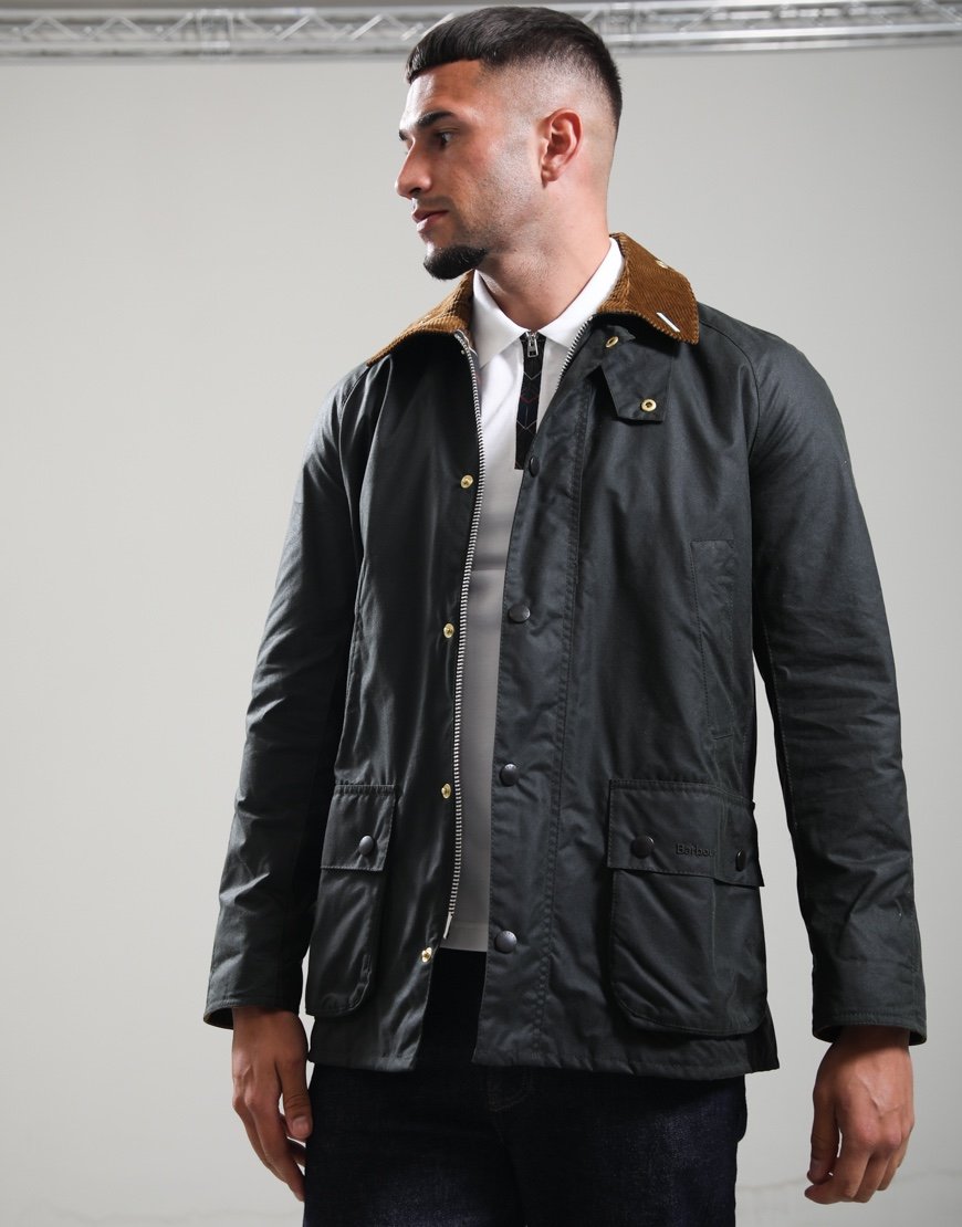 Barbour Icons Ashby Wax Jacket Sage