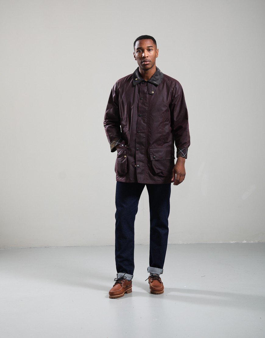 Barbour Icons Beaufort Wax Jacket Bordeaux